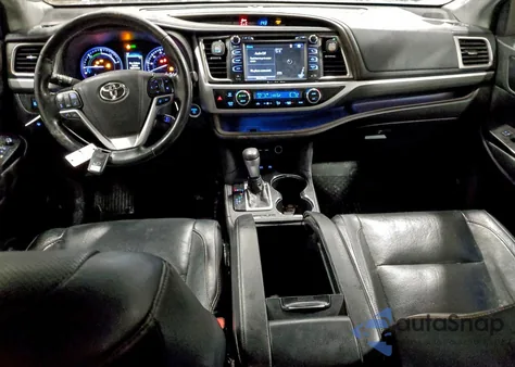 2019 Toyota Highlander Hybrid Limited из США, поврежденный, VIN 5TDDGRFH0KS059855